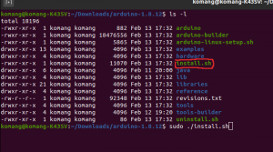 Cara install Arduino IDE pada Ubuntu